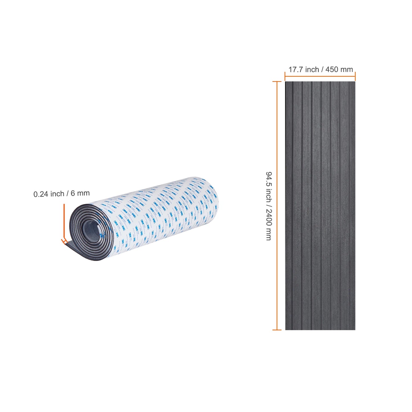 Boat Flooring Foam Boat Decking Non-Slip Self-Adhesive Flooring