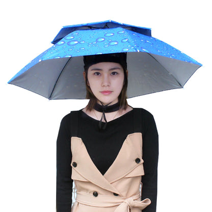 Portable Adjustable Fishing Sunshade Umbrella Hat