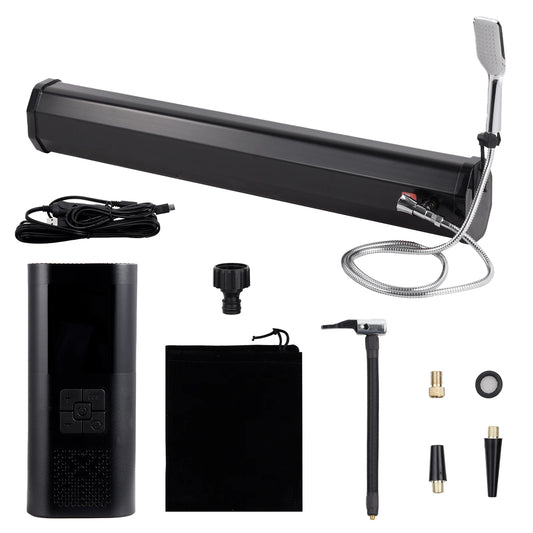 20L / 30L Car Pressurized Water Tank for Camping Shower  Roof Rack Mount with showerhead