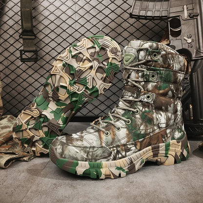 Men's lightweight hunting tactical desert boots
