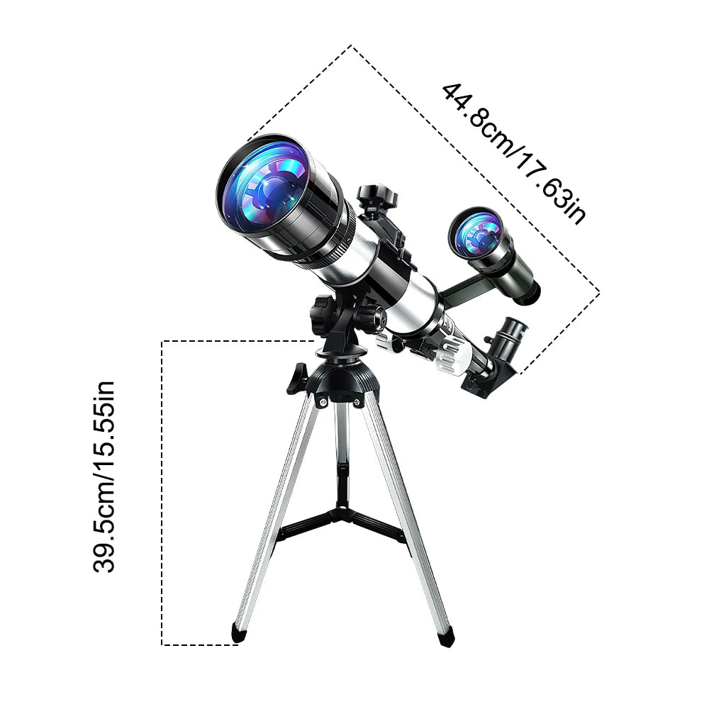 Professional HD Astronomical Telescope FMC Multi-coated Optical Double Lens Monocular