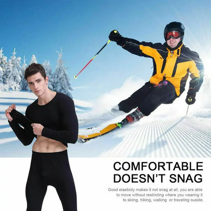 Men's Fleece Lined Thermal Underwear Set