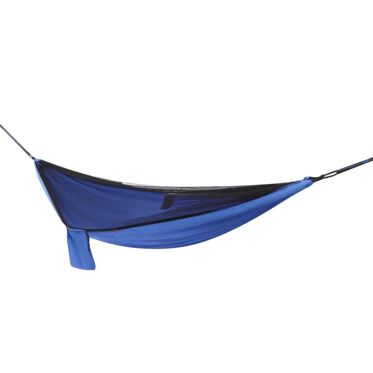 Blue Camping Hammock (2.9*1.4 m) with Blue Waterproof Sun Shelter