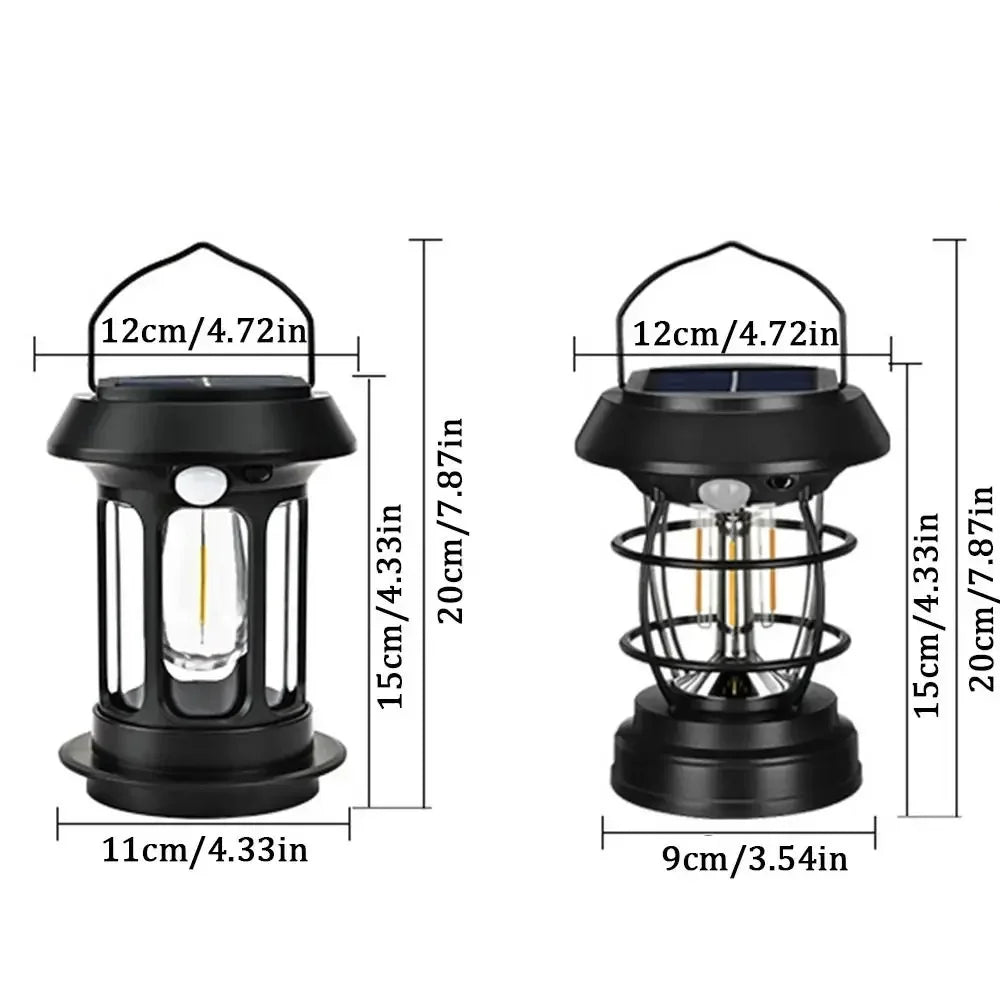 Solar Outdoor Lights 3 Speed Dimmable Solar Camping USB rechargeable  Emergency Lighting