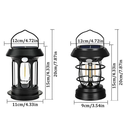 Solar Outdoor Lights 3 Speed Dimmable Solar Camping USB rechargeable  Emergency Lighting