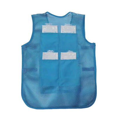 Summer Ice Pack Cooling Vest  With 8 Ice Packs