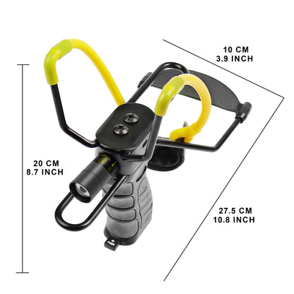 Slingshot With Led Folding Rubberized Hunting Sling Shot