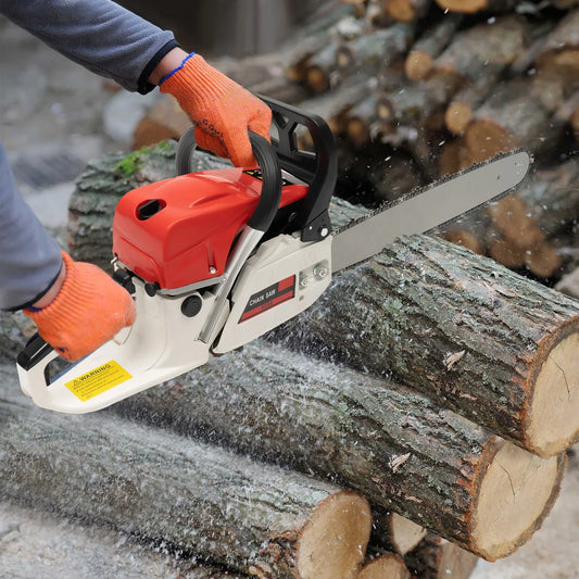 20 Inches 52CC GasolinePowered Cordless Chainsaw for Cutting Wood