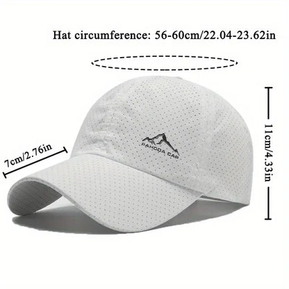 2PCS Unisex Baseball Caps Summer Quick drying Breathable Hat Outdoor Sports Sum Shade Cap for Outdoor Fishing Camping