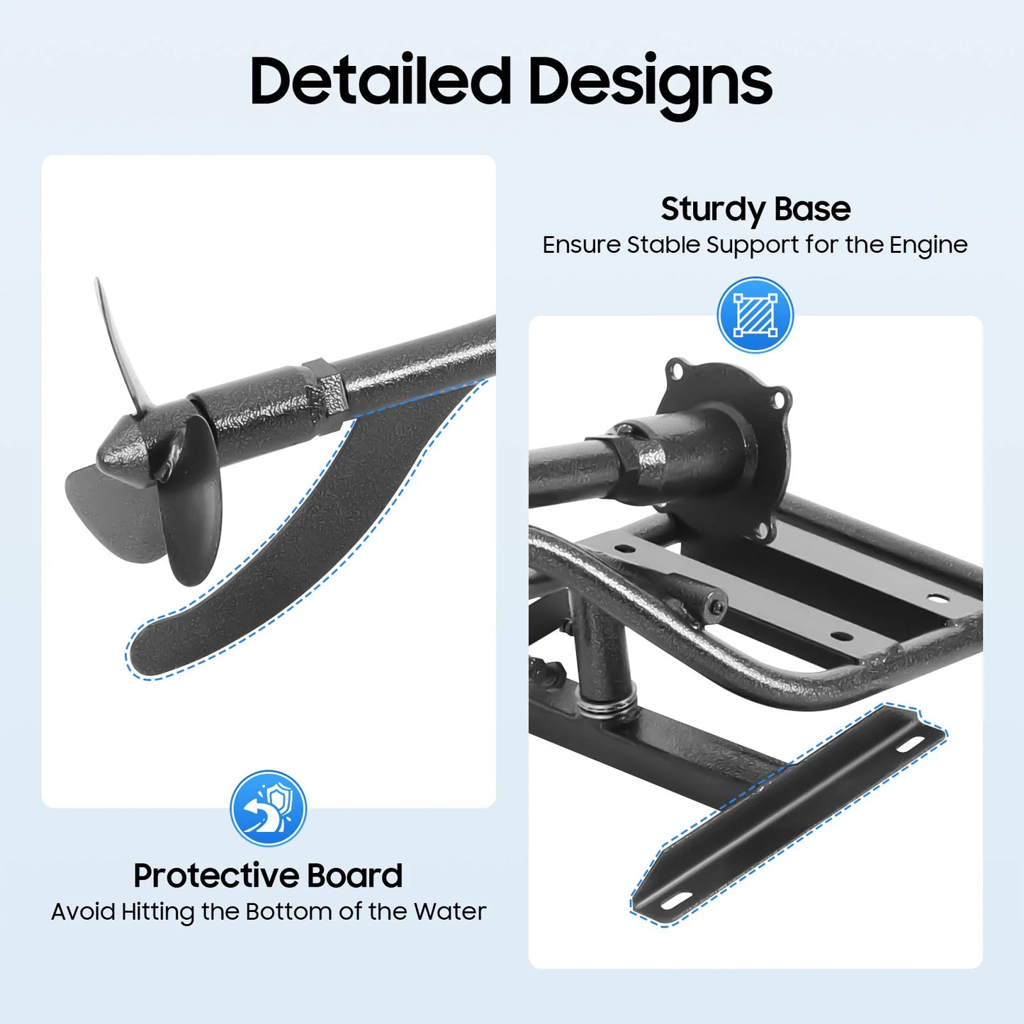 420cc Outboard Motor Fishing Boat Engine  3600rpm for Small Boats
