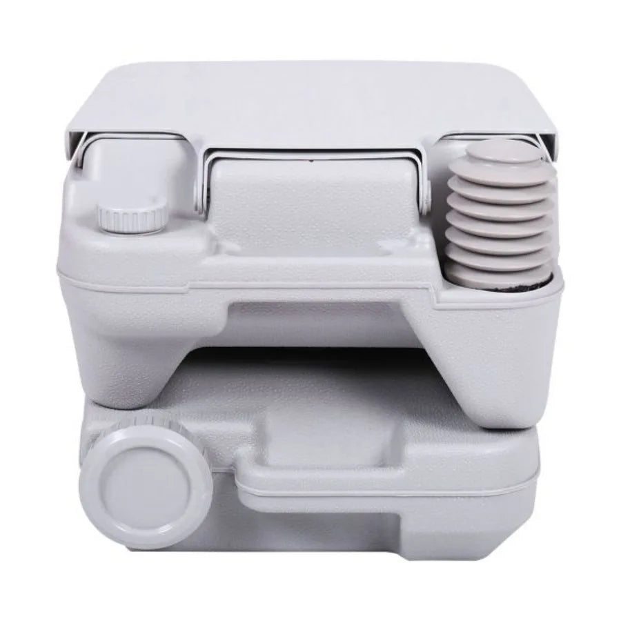 Lightweight Portable Toilet 2.6 Gallon Flushable Camping Toilet