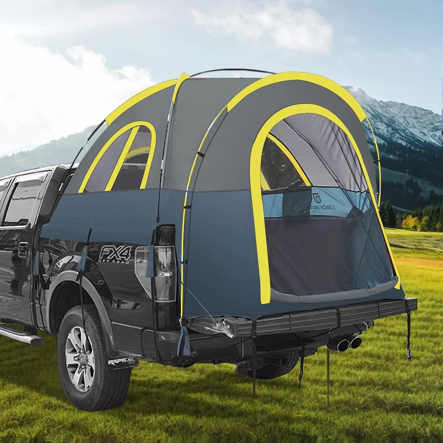 Truck Bed Tent  Rain Protection  Easy Set-up For 2 Person, Fits Full Size Short Bed