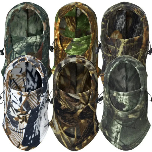 Thermal Fleece Ski Mask Neck Warmer Hoods