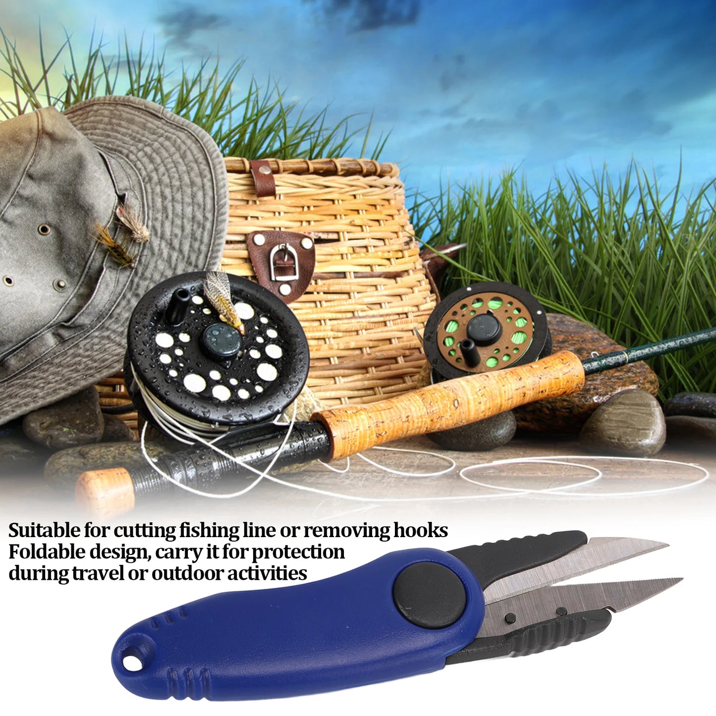 Shrimp Shaped Fishing Line Scissor Fishing Tackle