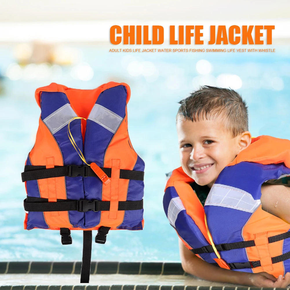 Kids Life Jacket  Life Vest with Whistle