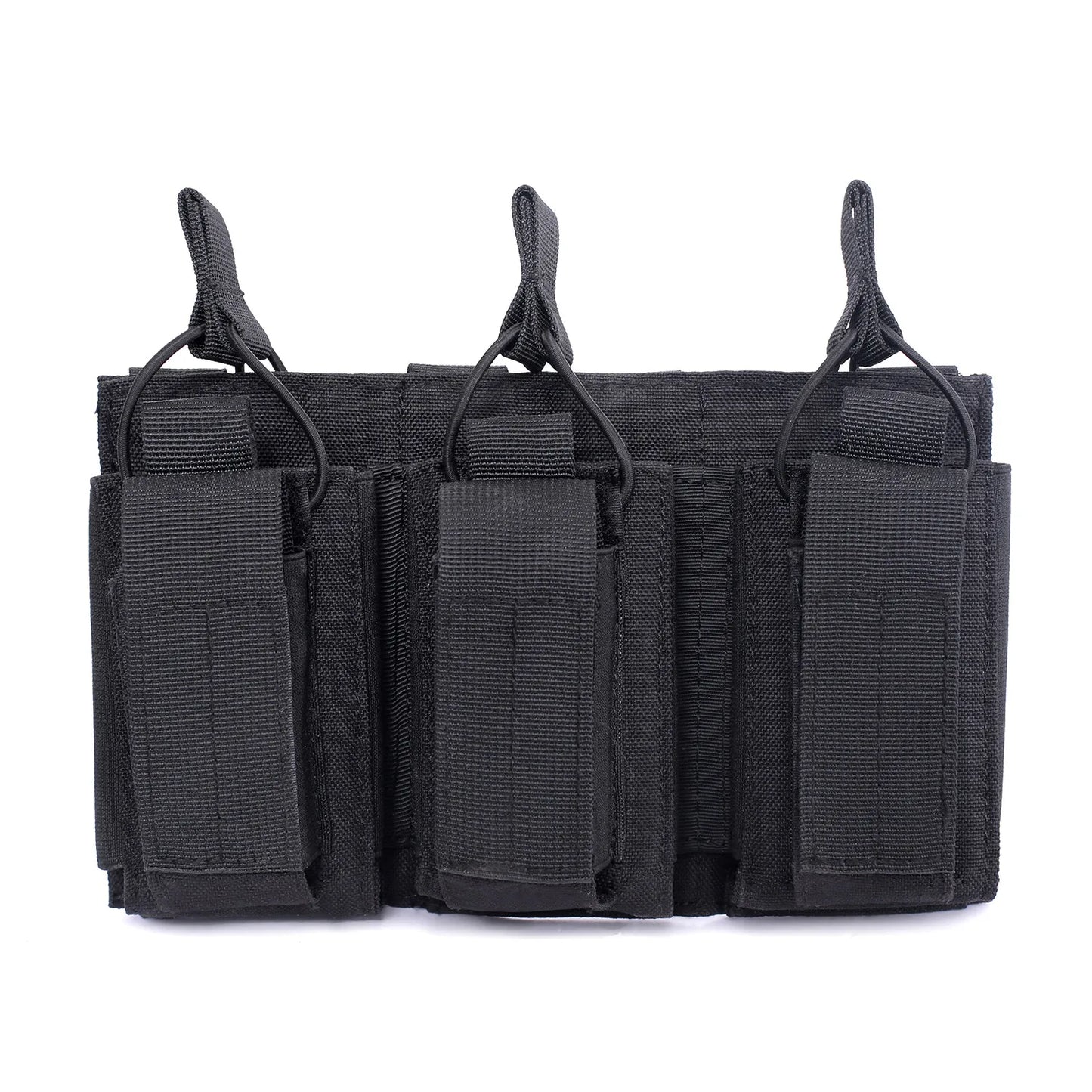 Tactical Vest Molle Triple Mag Pouch Outdoor Rifle Pistol Hunting Storage Bag Ammo Holder